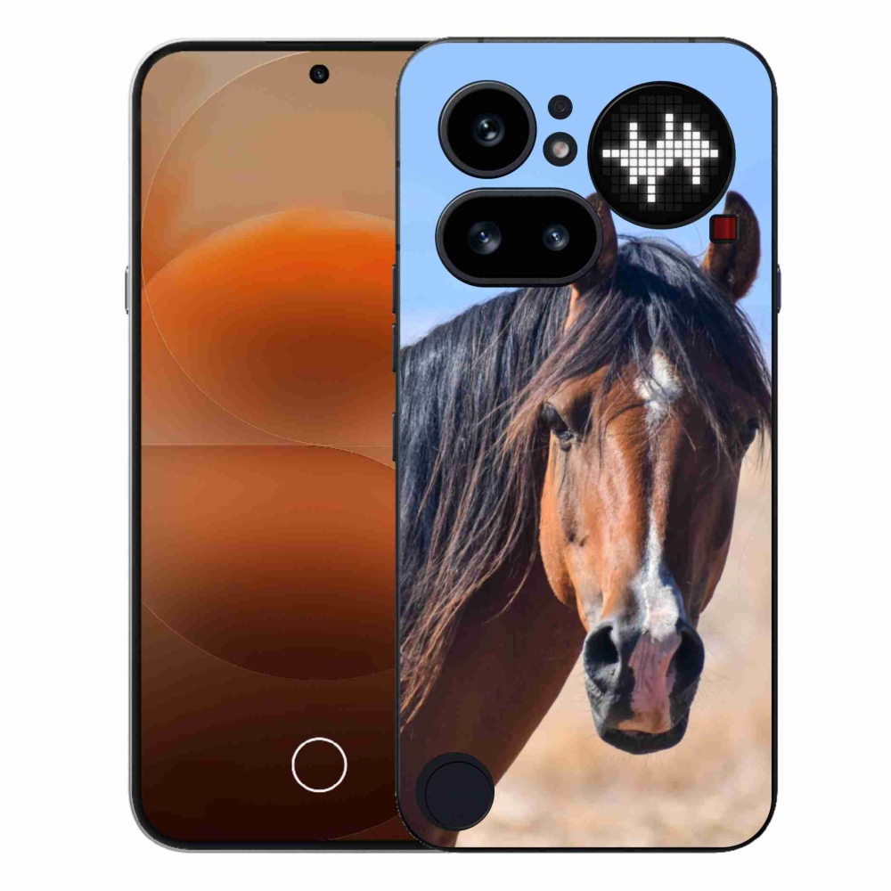 Gelový kryt mmCase na Nothing Phone (4a) - klidný kůň