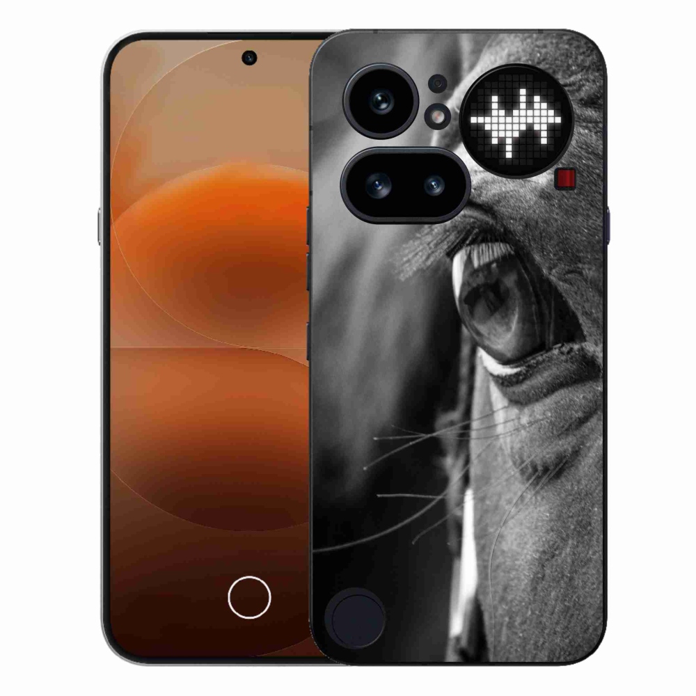Gelový kryt mmCase na Nothing Phone (4a) - koňský pohled