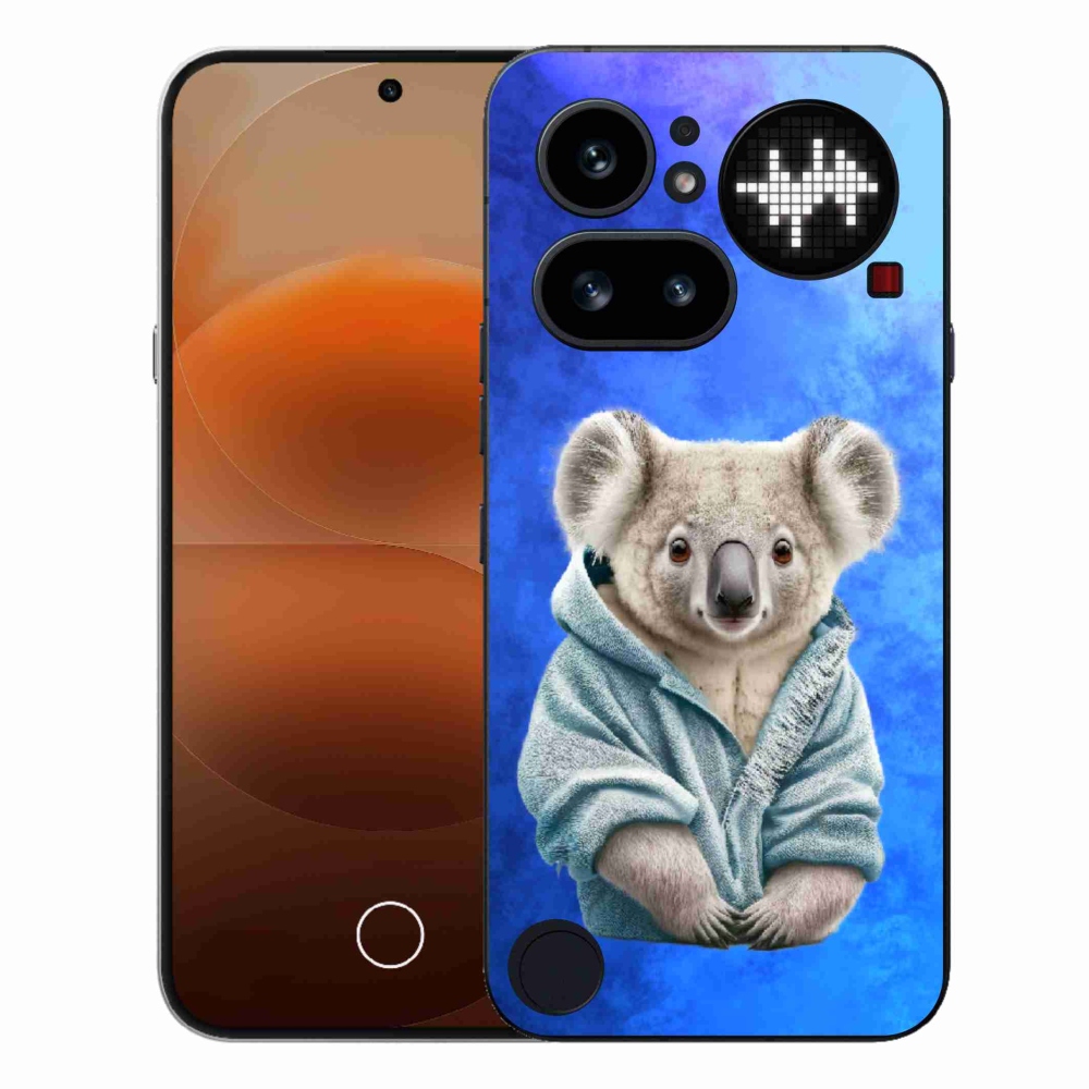 Gelový kryt mmCase na Nothing Phone (4a) - koala ve svetru