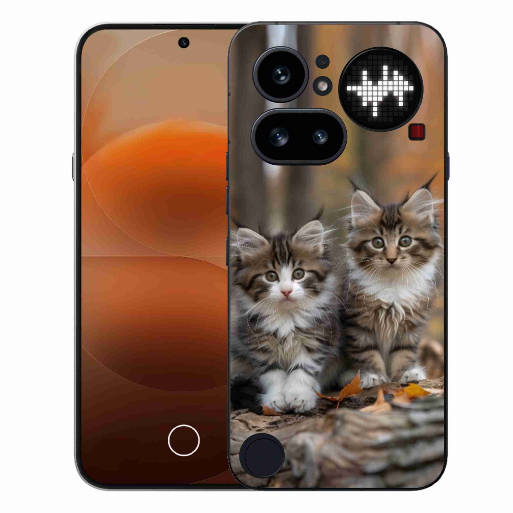 Gelový kryt mmCase na Nothing Phone (4a) - kočičí duo 3