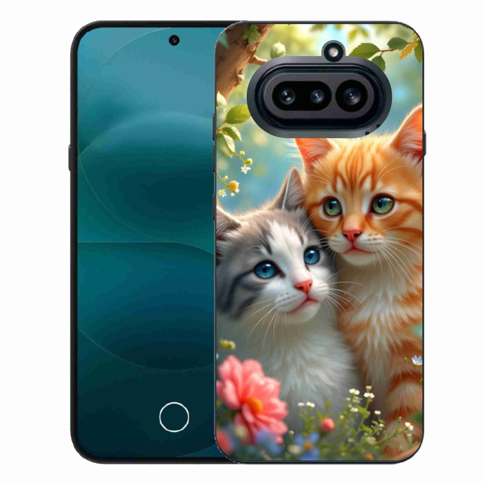 Gelový kryt mmCase na Nothing Phone (4a) - kočičí láska 2