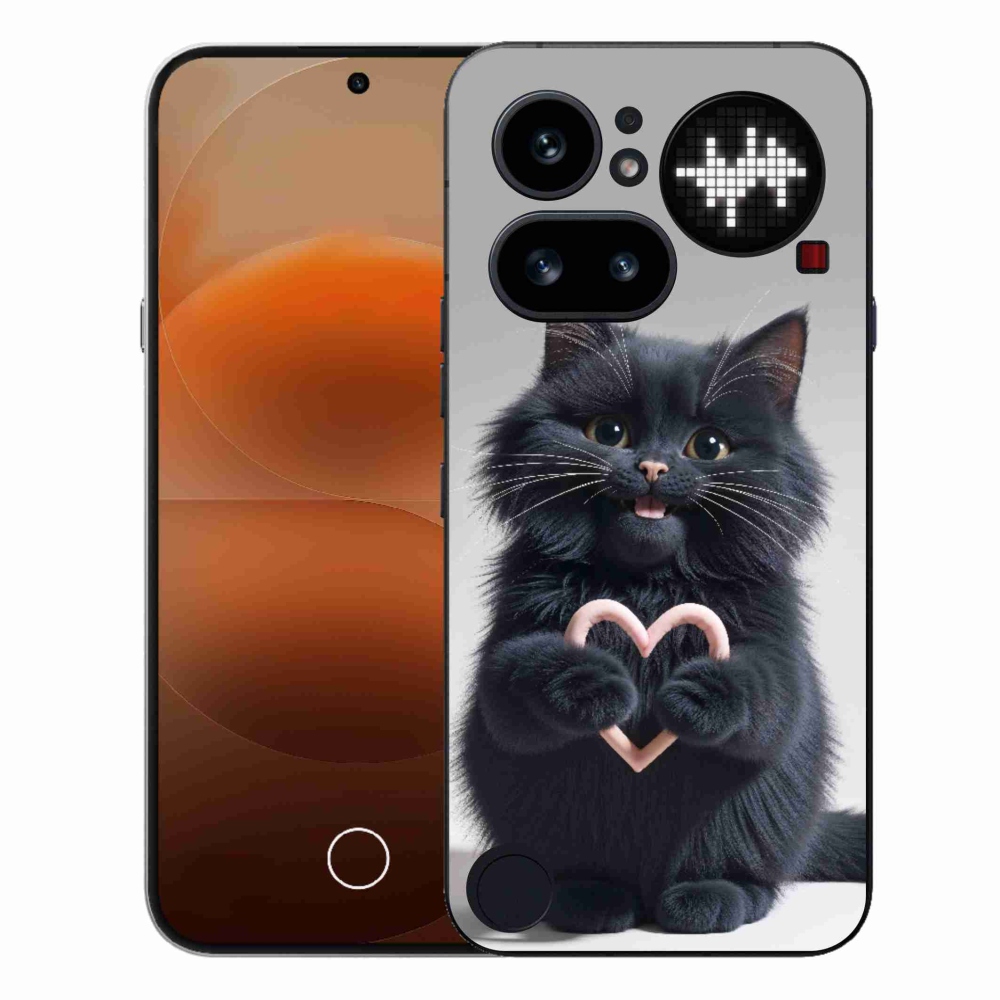 Gelový kryt mmCase na Nothing Phone (4a) - kočičí láska 3