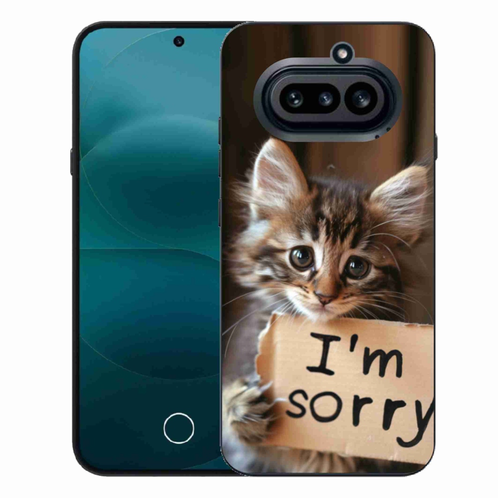 Gelový kryt mmCase na Nothing Phone (4a) - kočíčí omluva