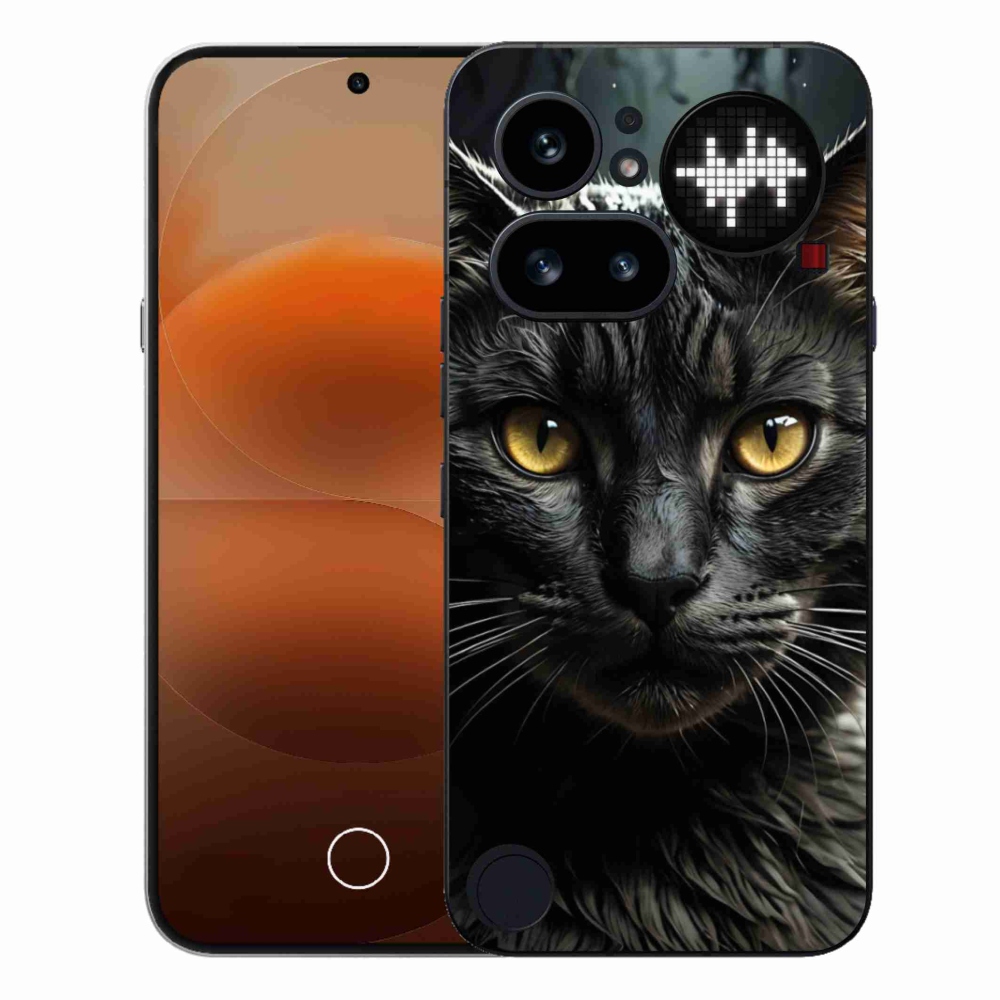 Gelový kryt mmCase na Nothing Phone (4a) - kočičí pohled 3