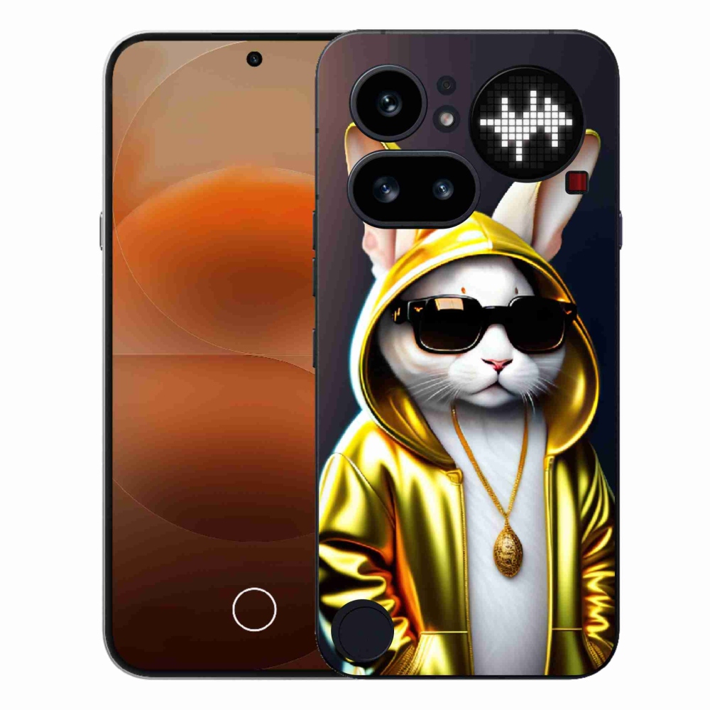 Gelový kryt mmCase na Nothing Phone (4a) - kočka boss