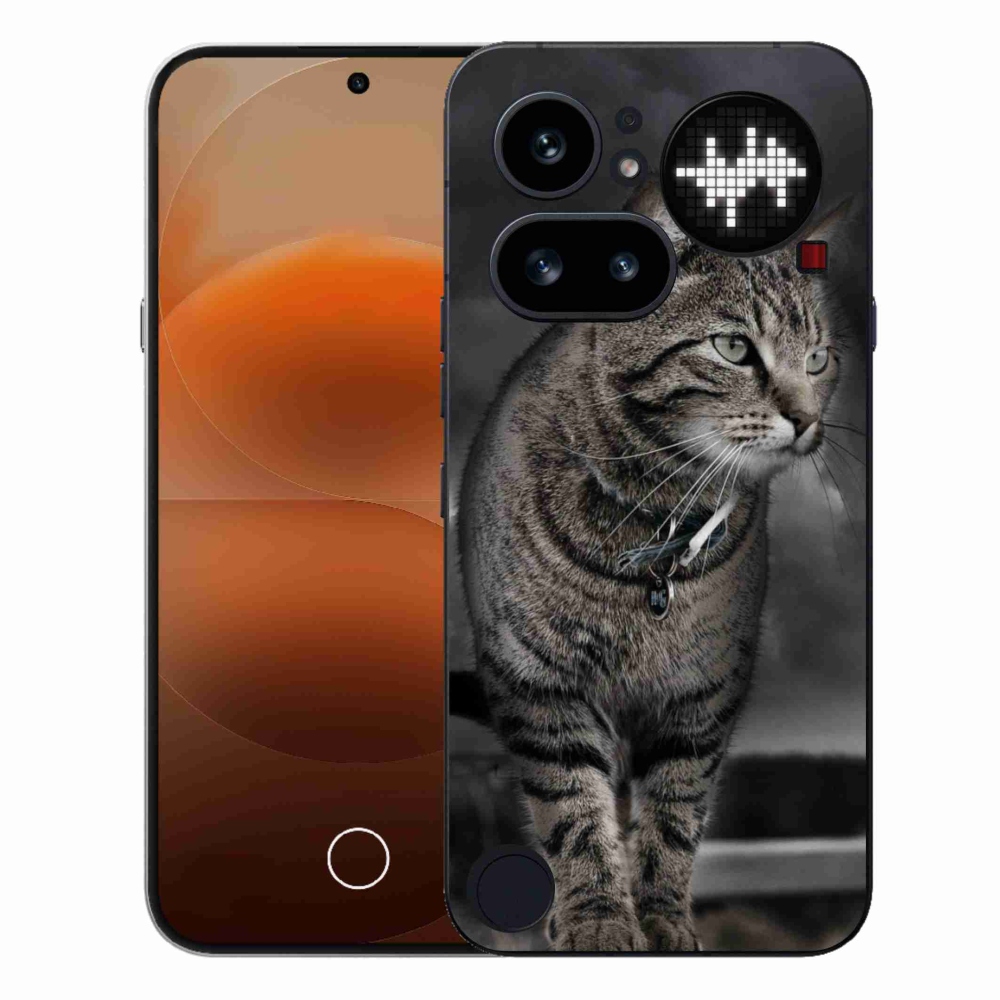 Gelový kryt mmCase na Nothing Phone (4a) - kočka