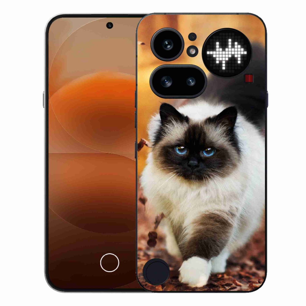 Gelový kryt mmCase na Nothing Phone (4a) - kočka