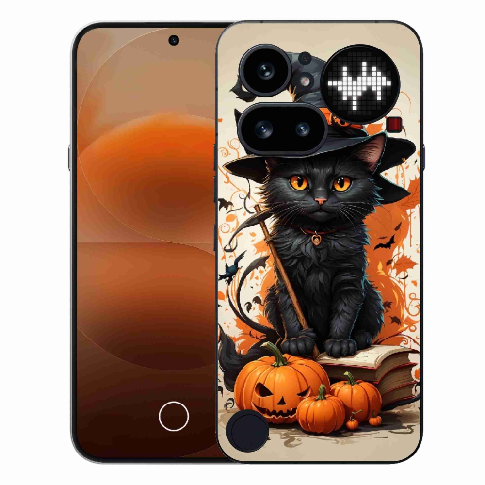 Gelový kryt mmCase na Nothing Phone (4a) - kocour čaroděj