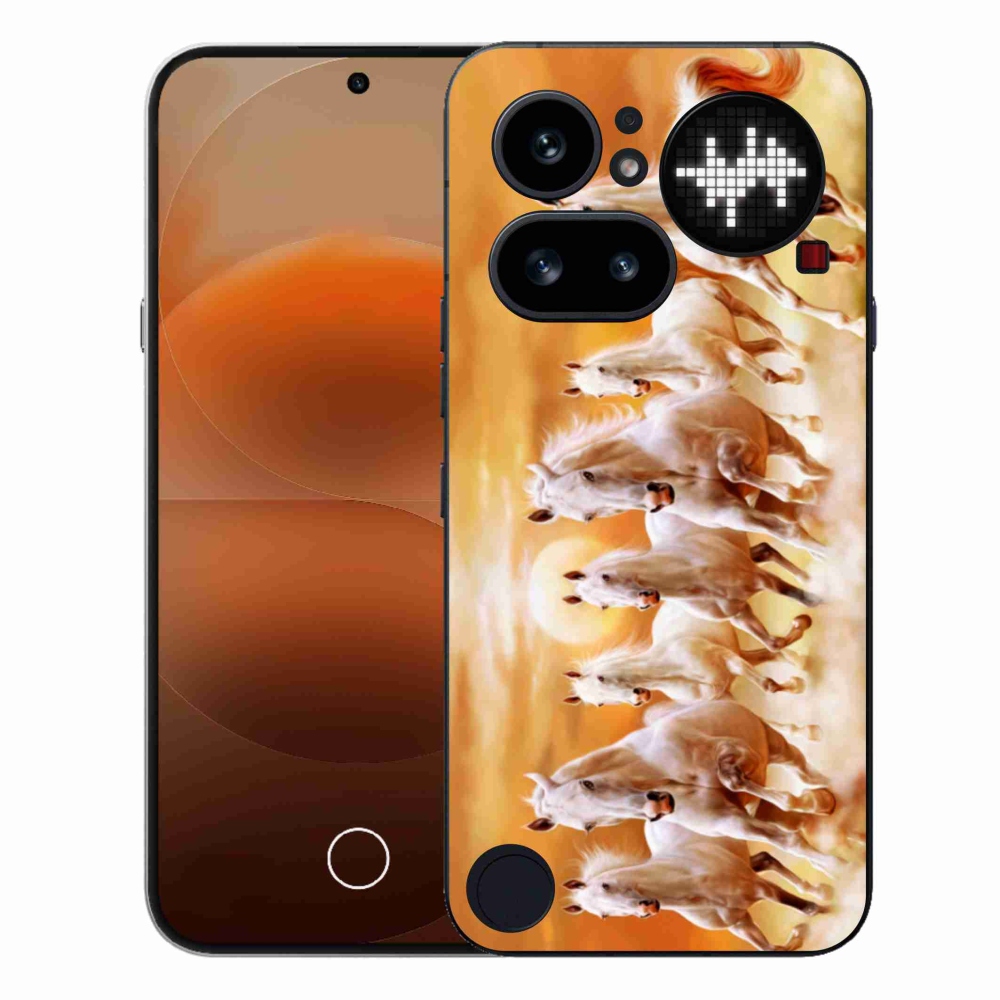 Gelový kryt mmCase na Nothing Phone (4a) - koně 2