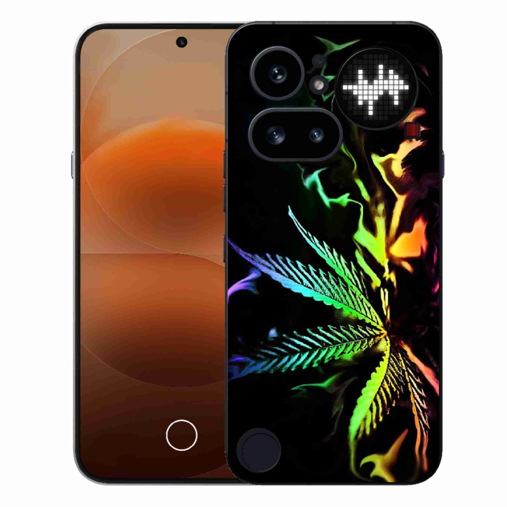 Gelový kryt mmCase na Nothing Phone (4a) - konopí 2