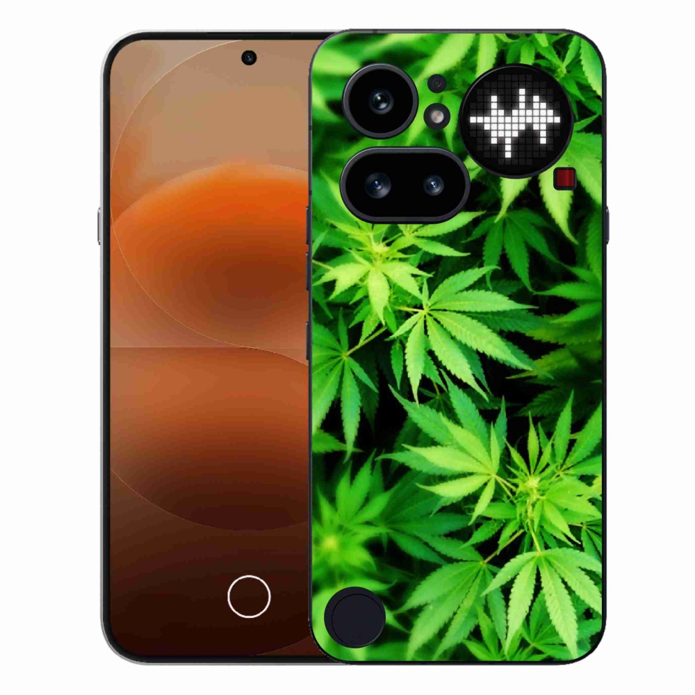 Gelový kryt mmCase na Nothing Phone (4a) - konopí 3