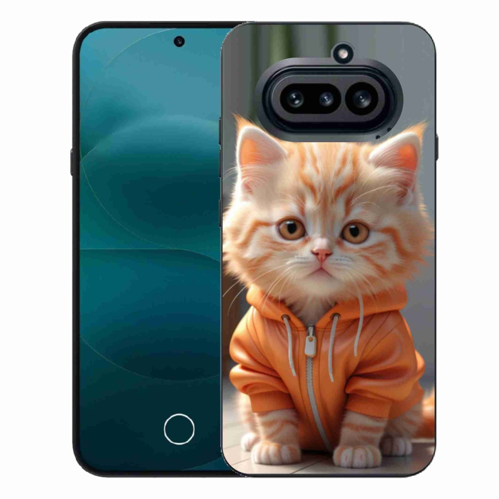 Gelový kryt mmCase na Nothing Phone (4a) - kotě v mikině