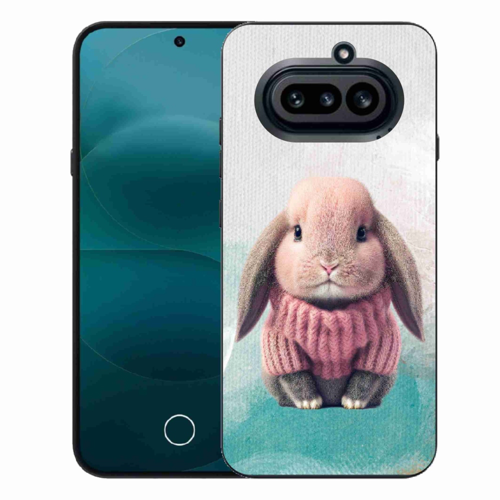 Gelový kryt mmCase na Nothing Phone (4a) - králíček ve svetru