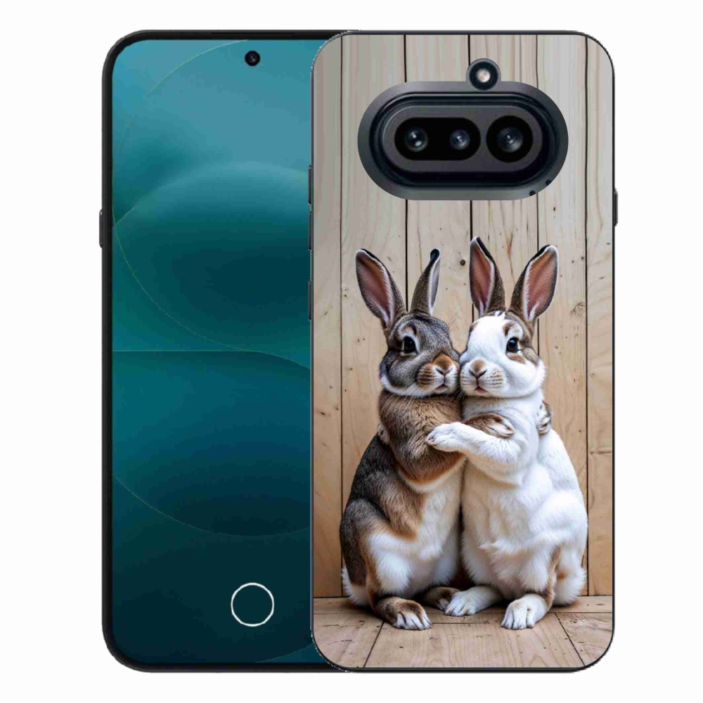 Gelový kryt mmCase na Nothing Phone (4a) - králičí pár