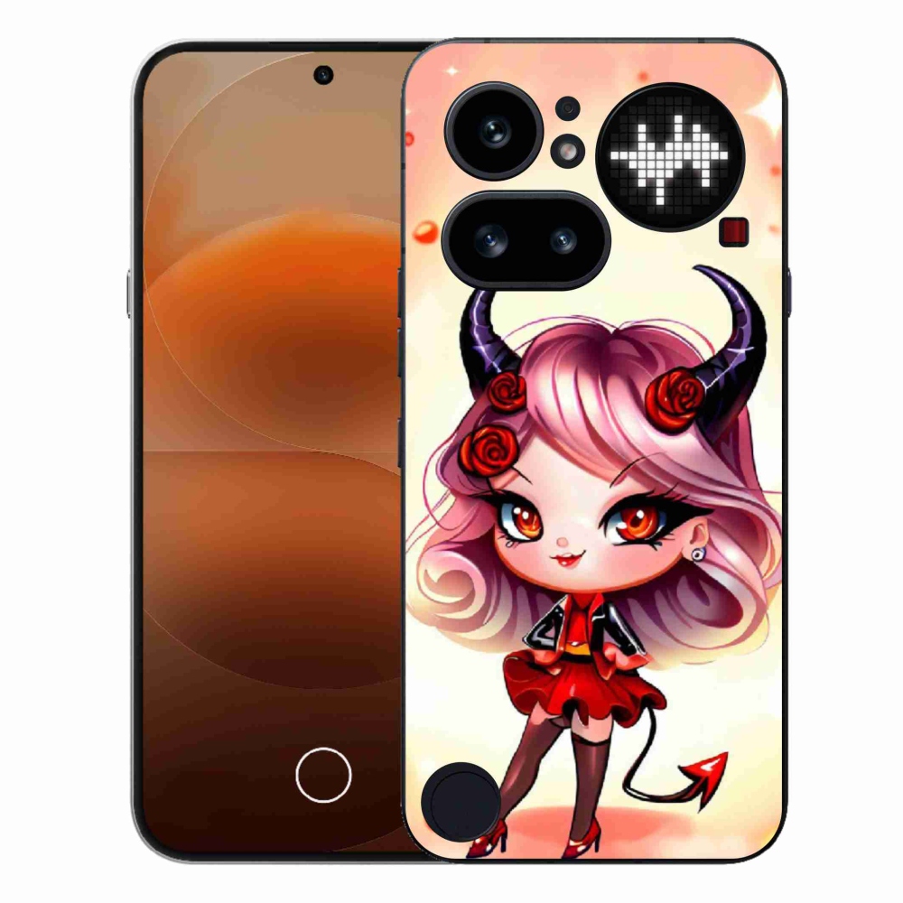 Gelový kryt mmCase na Nothing Phone (4a) - kreslená čertice