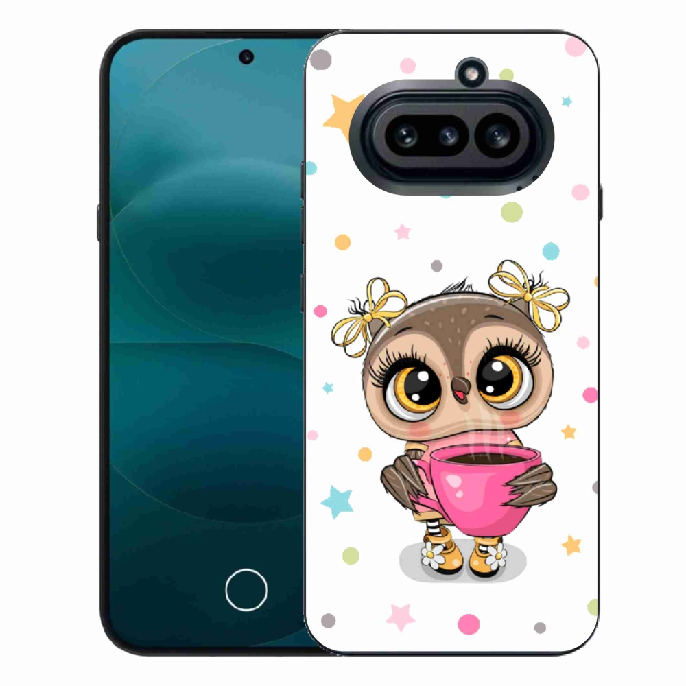 Gelový kryt mmCase na Nothing Phone (4a) - kreslená sovička