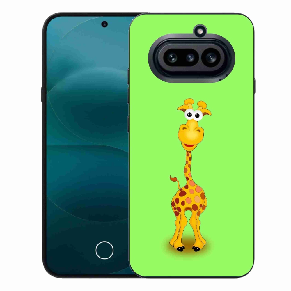 Gelový kryt mmCase na Nothing Phone (4a) - kreslená žirafa