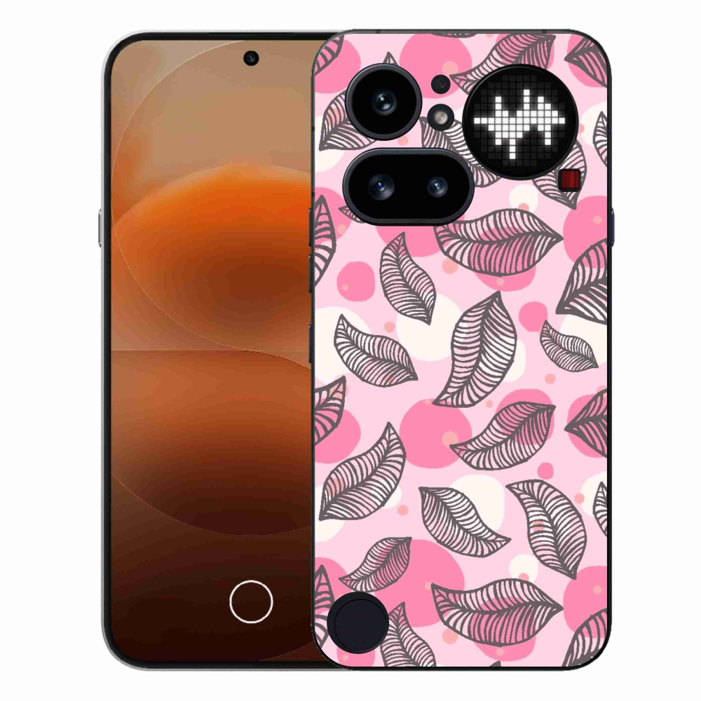 Gelový kryt mmCase na Nothing Phone (4a) - kreslené padající listy