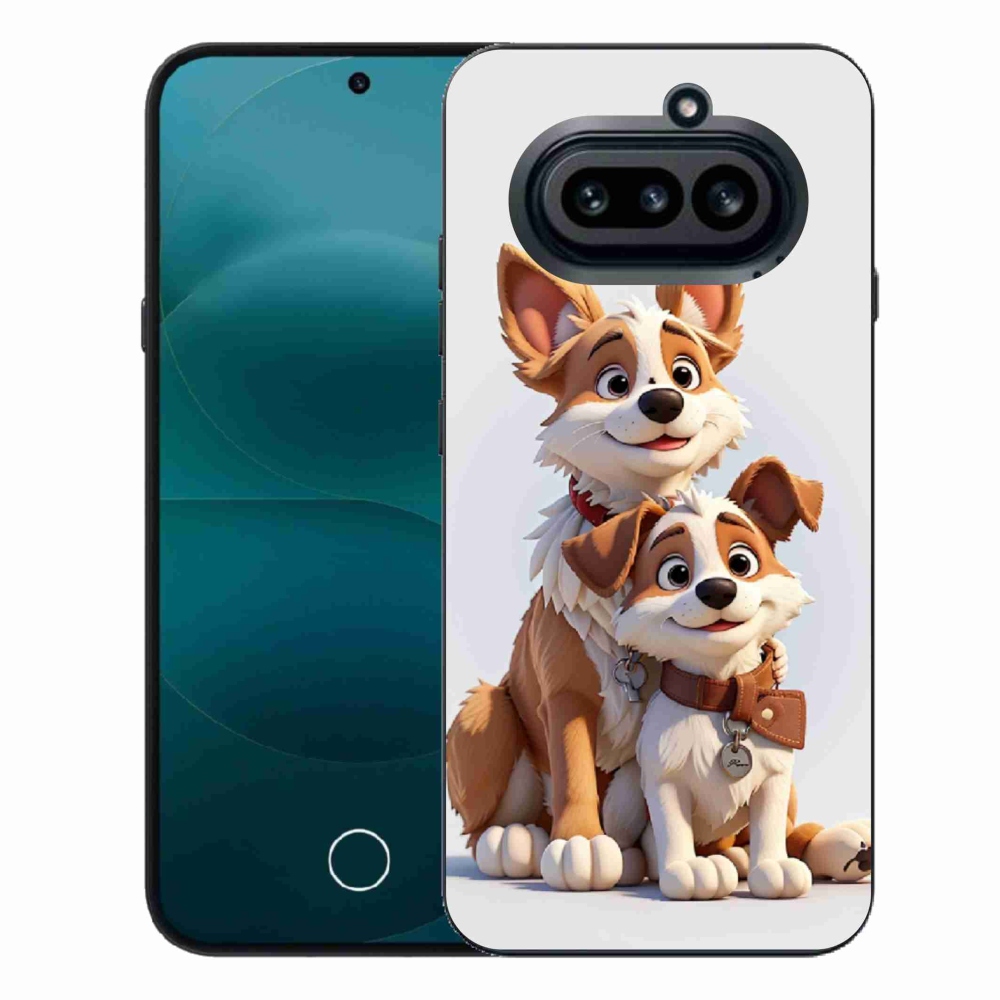 Gelový kryt mmCase na Nothing Phone (4a) - kreslení psi