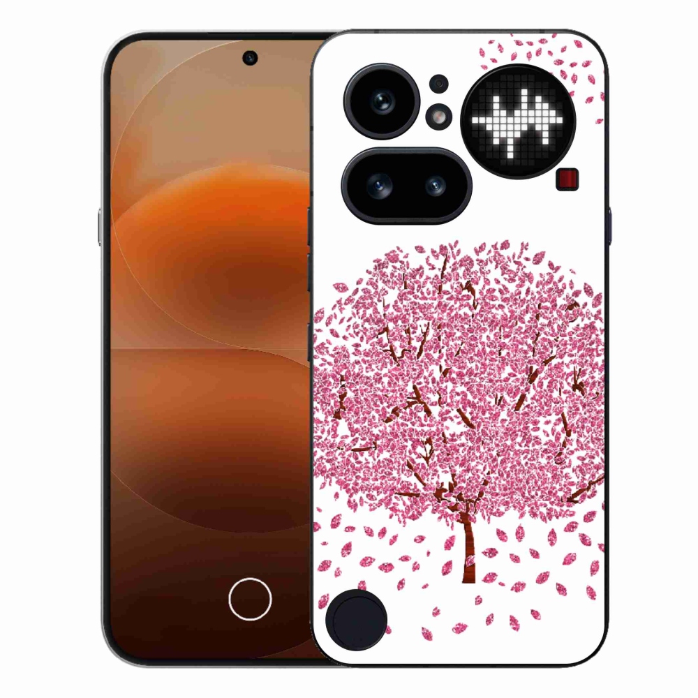 Gelový kryt mmCase na Nothing Phone (4a) - kreslený strom s listy