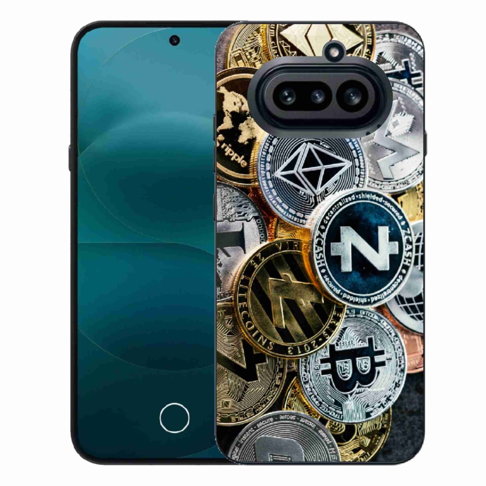 Gelový kryt mmCase na Nothing Phone (4a) - kryptoměny