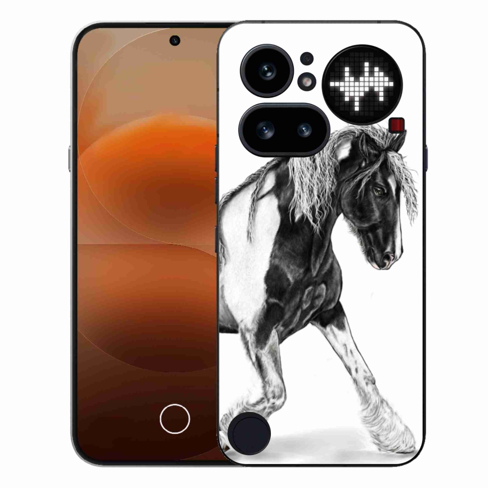 Gelový kryt mmCase na Nothing Phone (4a) - kůň