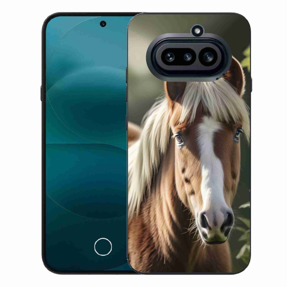 Gelový kryt mmCase na Nothing Phone (4a) - kůň se světlou hřívou