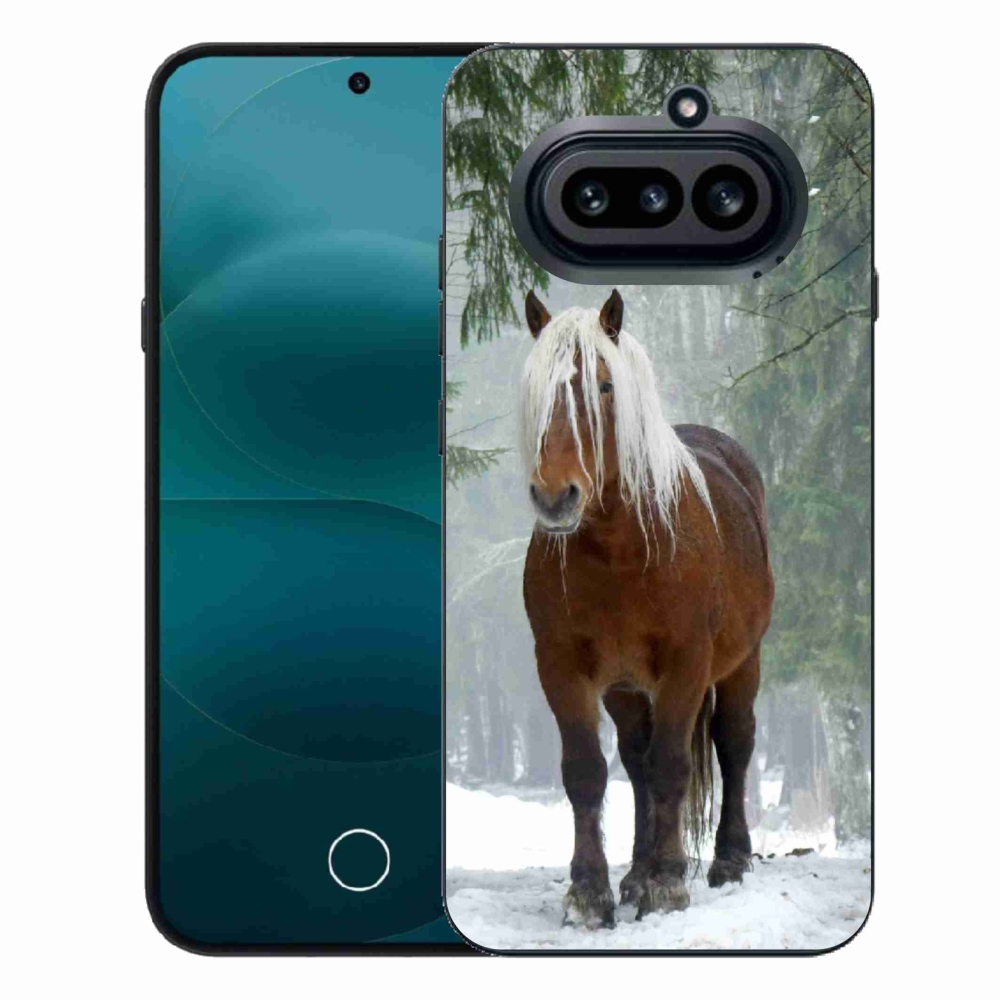 Gelový kryt mmCase na Nothing Phone (4a) - kůň v lese