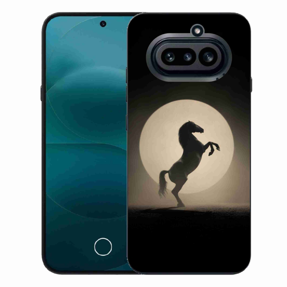 Gelový kryt mmCase na Nothing Phone (4a) - kůň v siluetě