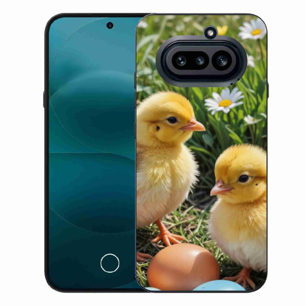 Gelový kryt mmCase na Nothing Phone (4a) - kuřátka