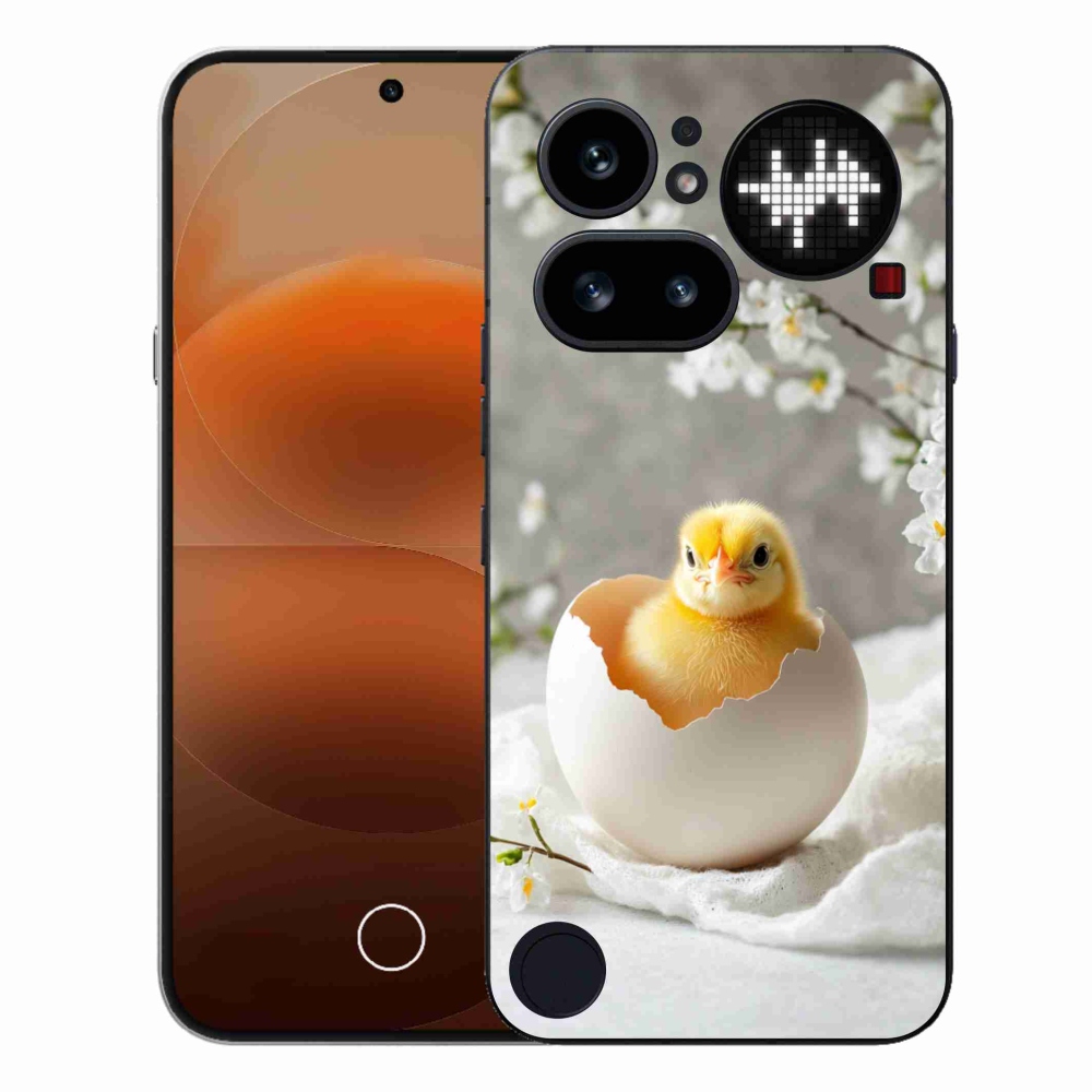 Gelový kryt mmCase na Nothing Phone (4a) - kuřátko
