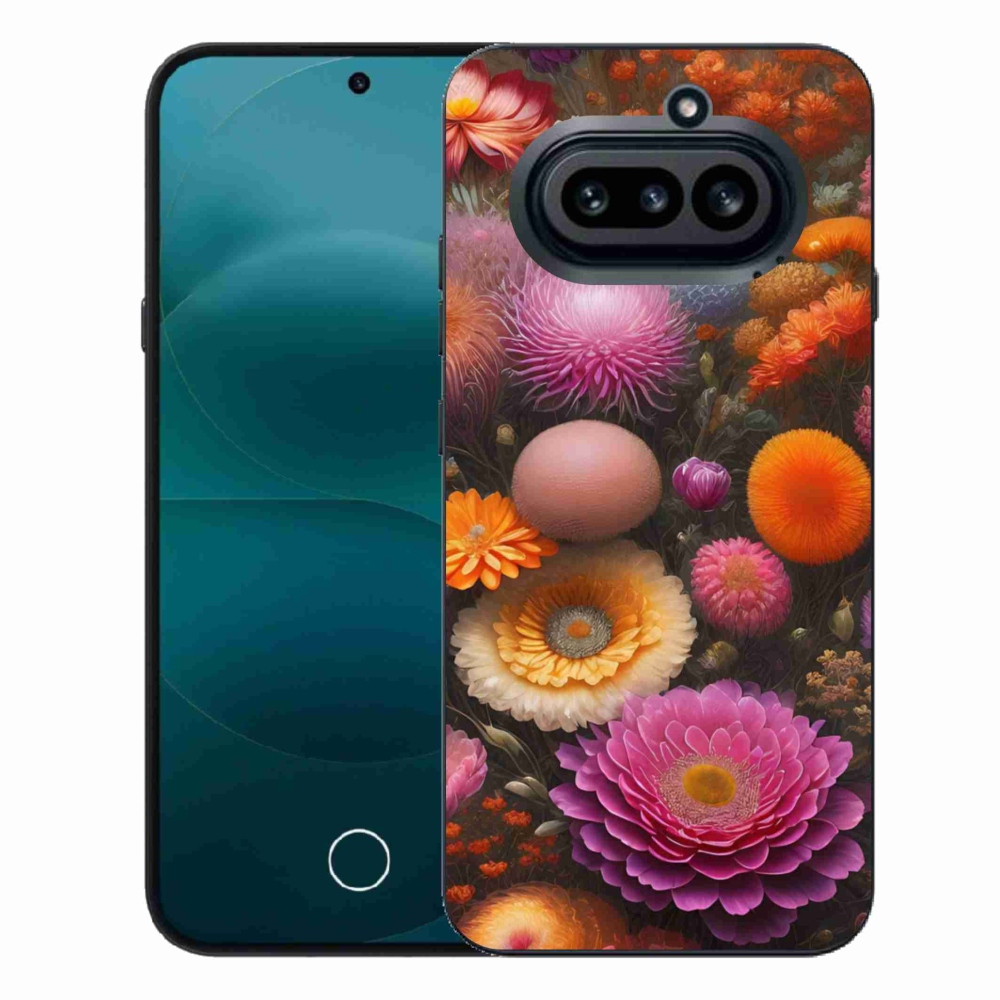 Gelový kryt mmCase na Nothing Phone (4a) - květinová kompozice