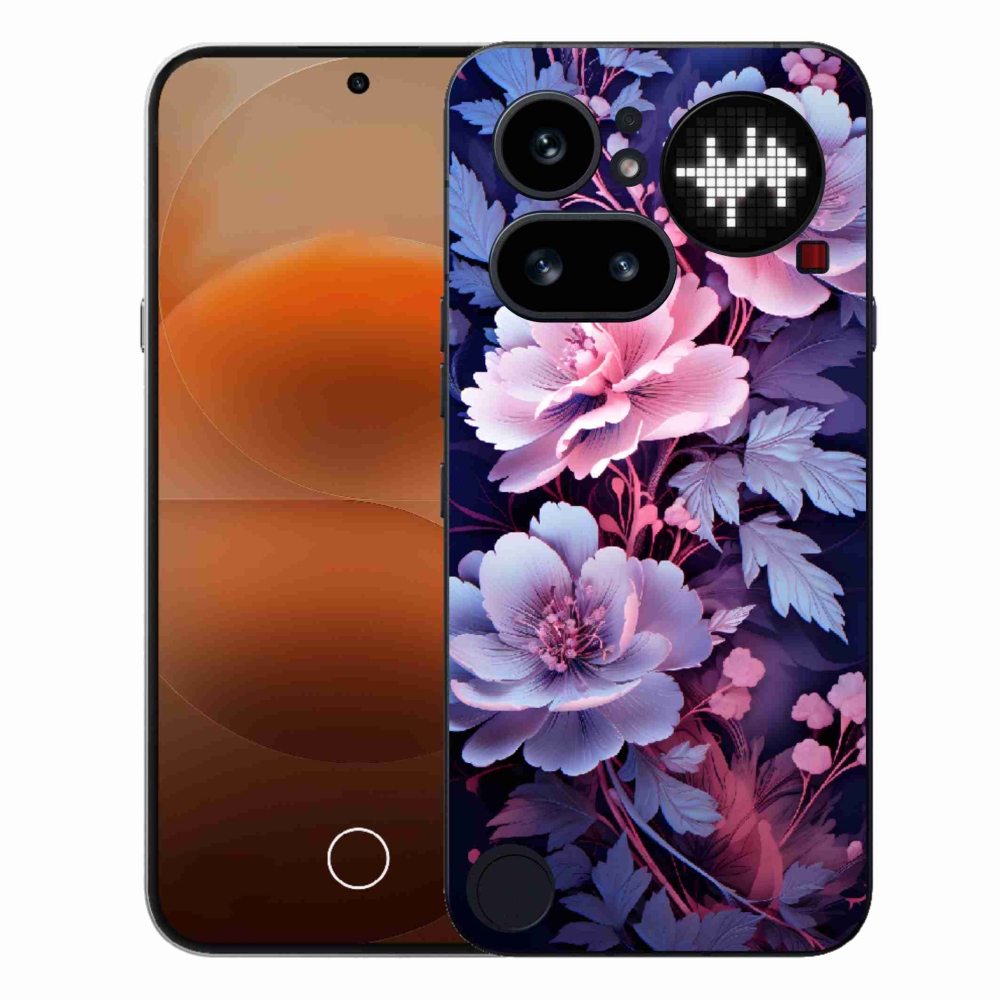 Gelový kryt mmCase na Nothing Phone (4a) - květiny 11