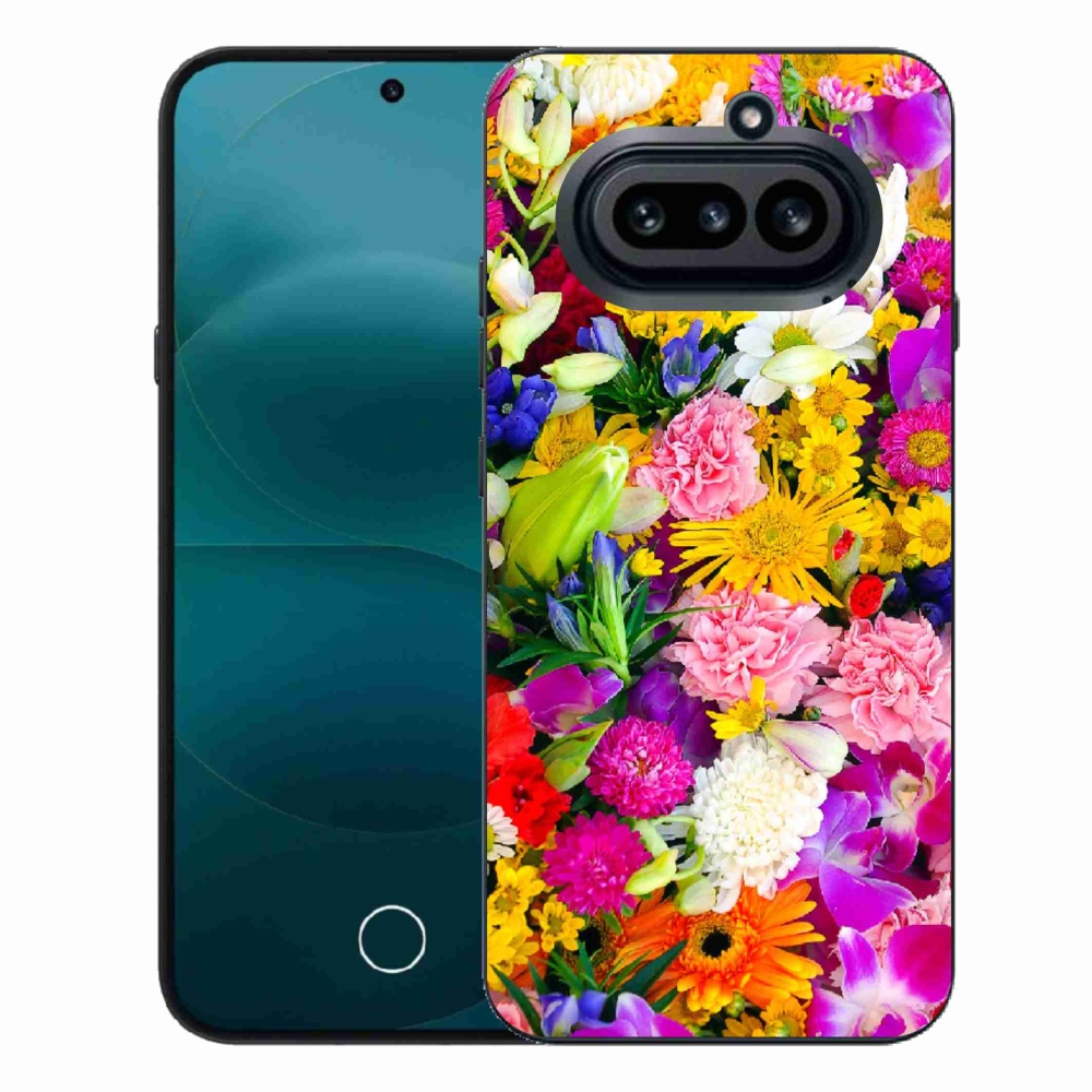 Gelový kryt mmCase na Nothing Phone (4a) - květiny 12