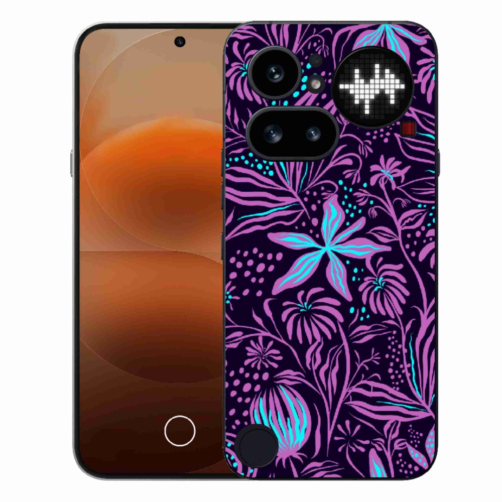 Gelový kryt mmCase na Nothing Phone (4a) - květiny 2