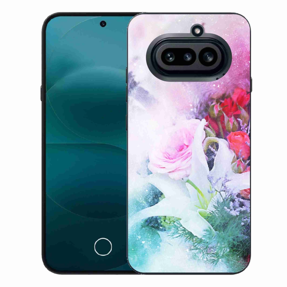 Gelový kryt mmCase na Nothing Phone (4a) - květiny 4