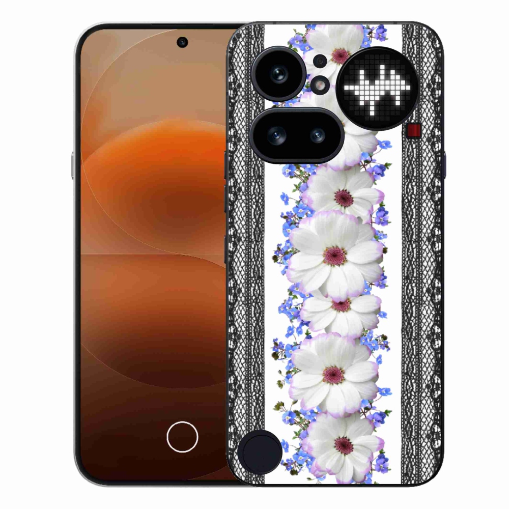 Gelový kryt mmCase na Nothing Phone (4a) - květiny 8