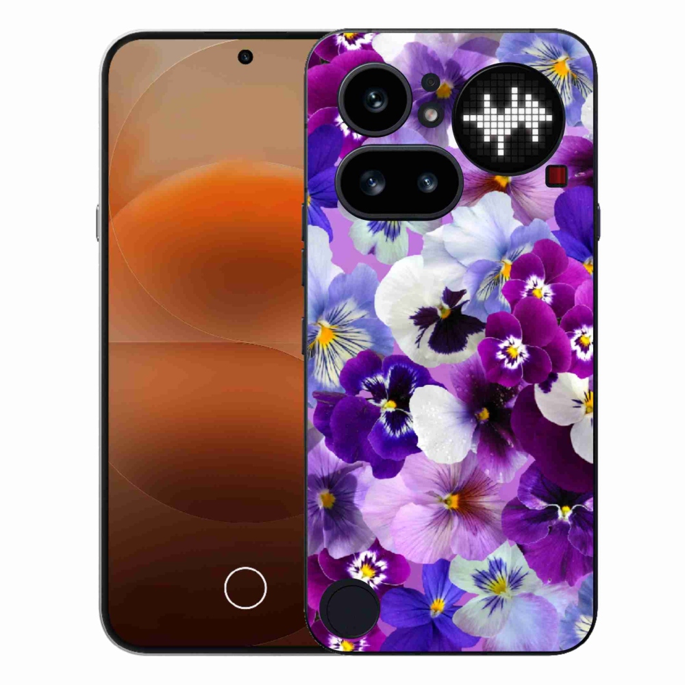Gelový kryt mmCase na Nothing Phone (4a) - květiny 9