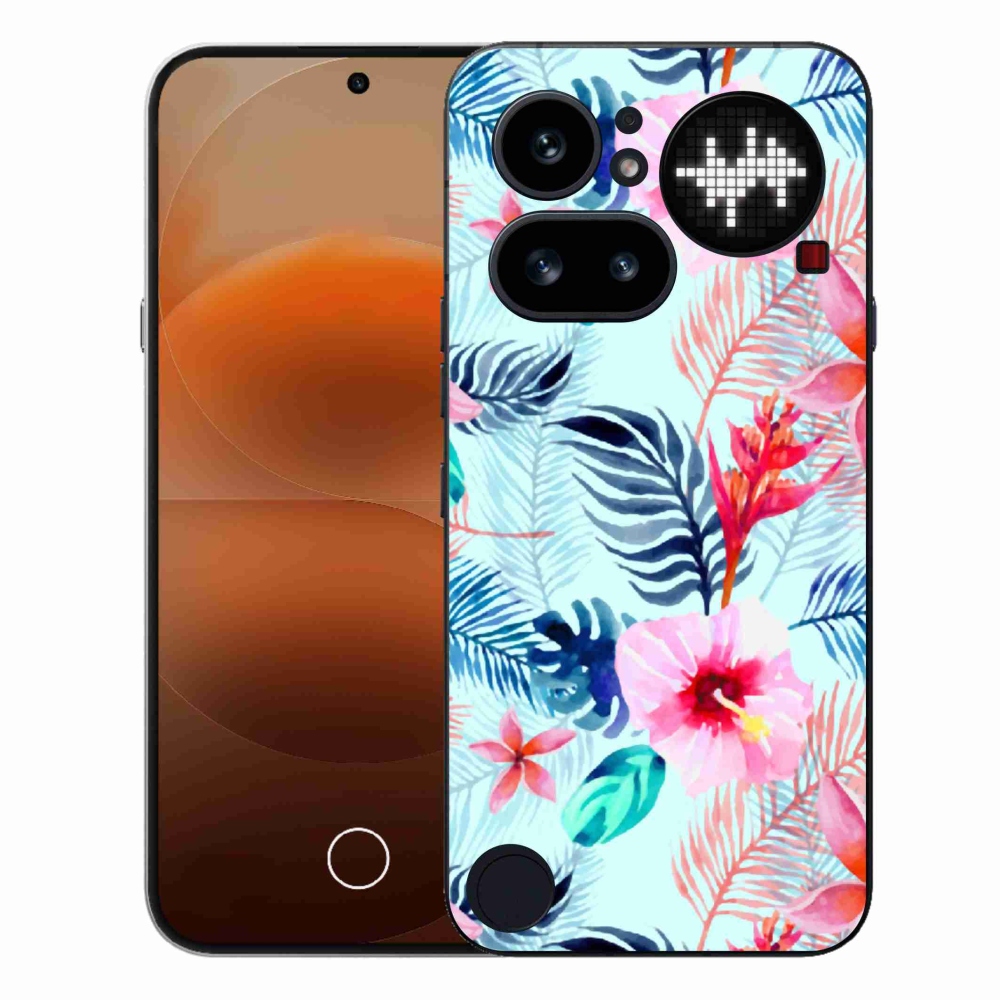 Gelový kryt mmCase na Nothing Phone (4a) - květiny