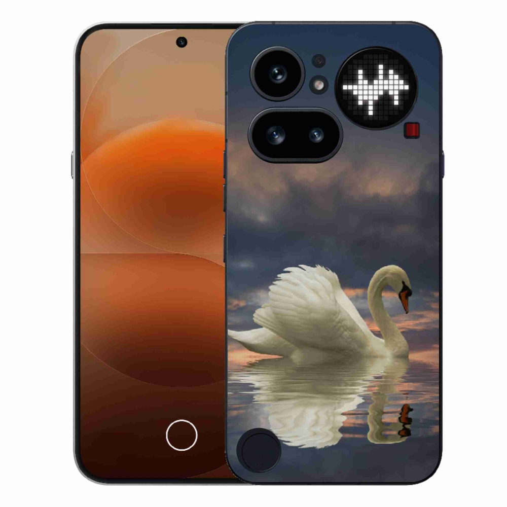 Gelový kryt mmCase na Nothing Phone (4a) - labuť