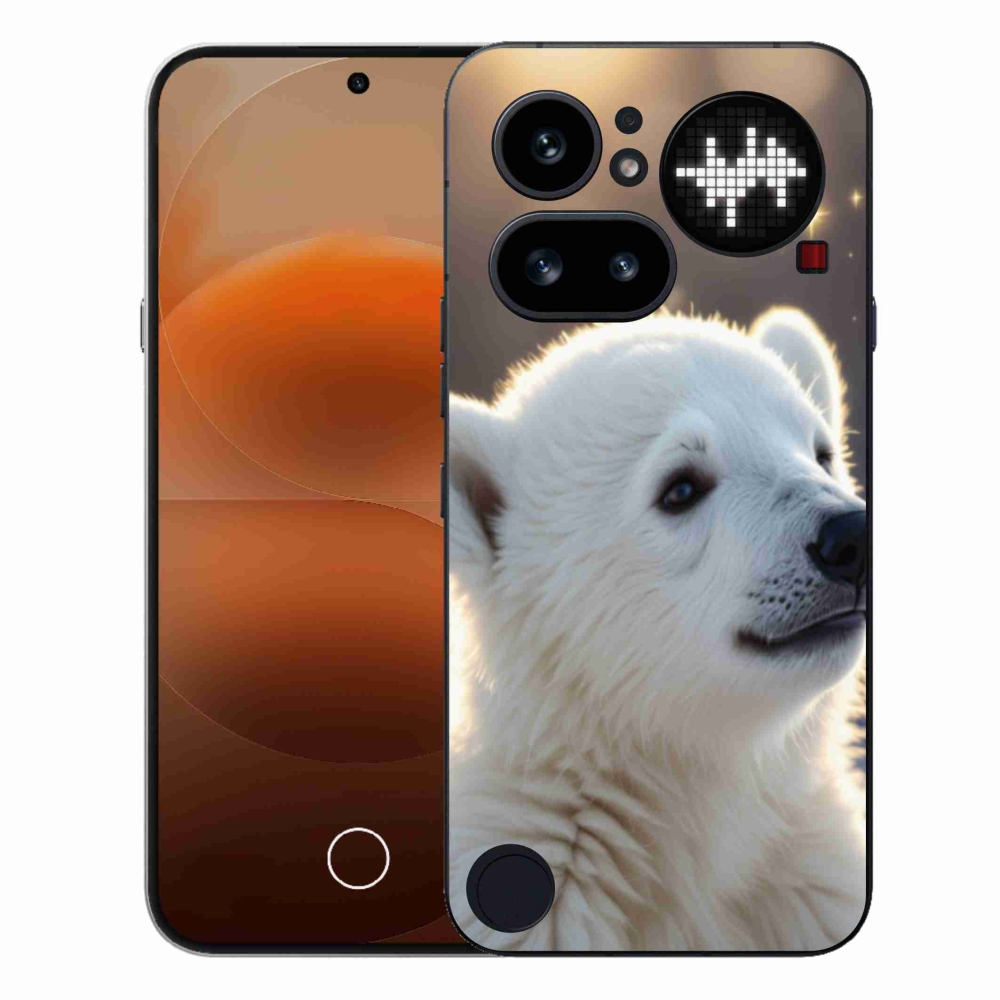 Gelový kryt mmCase na Nothing Phone (4a) - lední medvěd