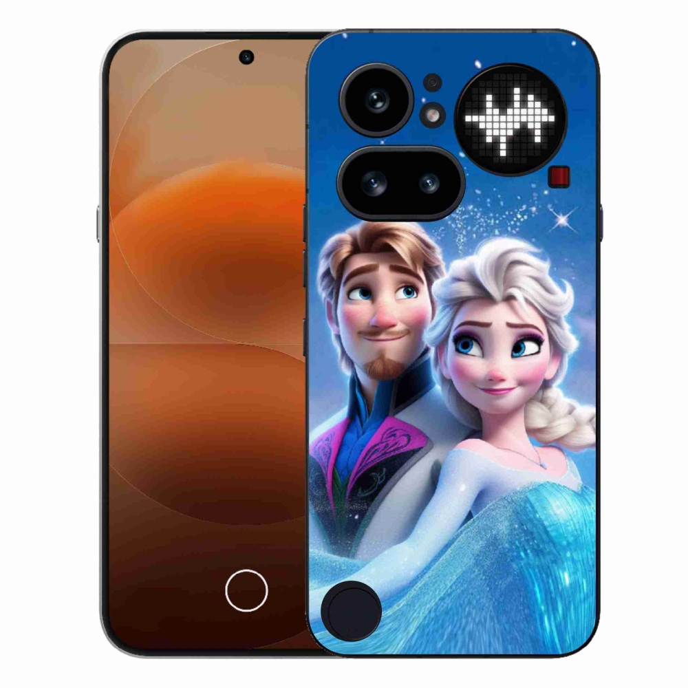 Gelový kryt mmCase na Nothing Phone (4a) - ledové království 1