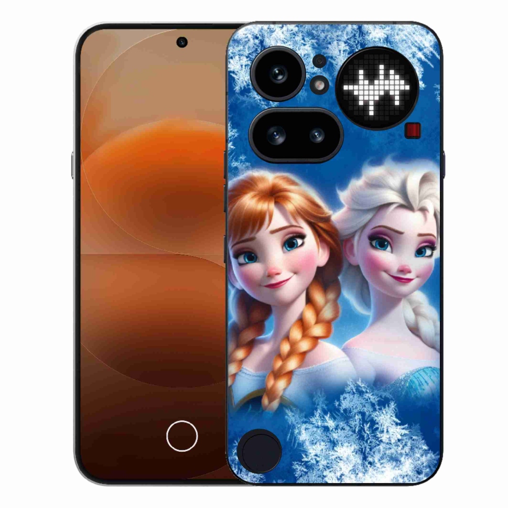 Gelový kryt mmCase na Nothing Phone (4a) - ledové království 2