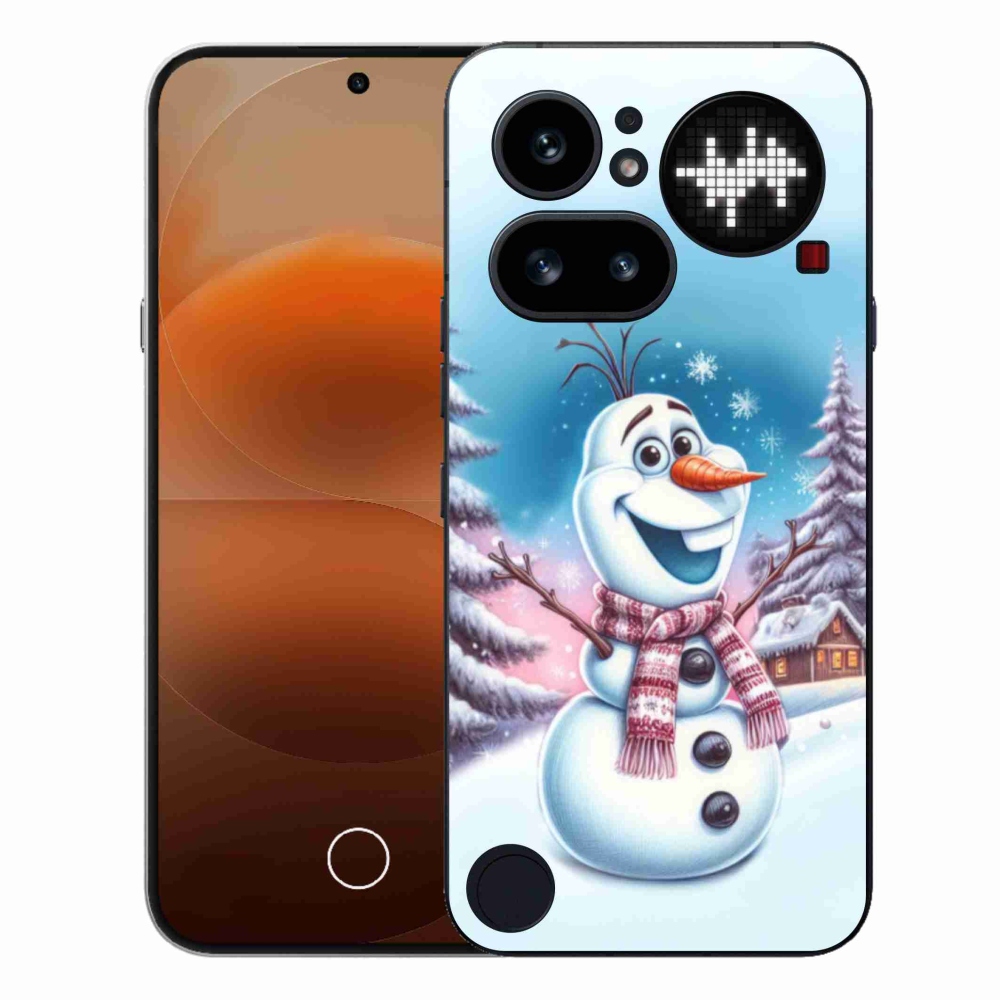 Gelový kryt mmCase na Nothing Phone (4a) - ledové království