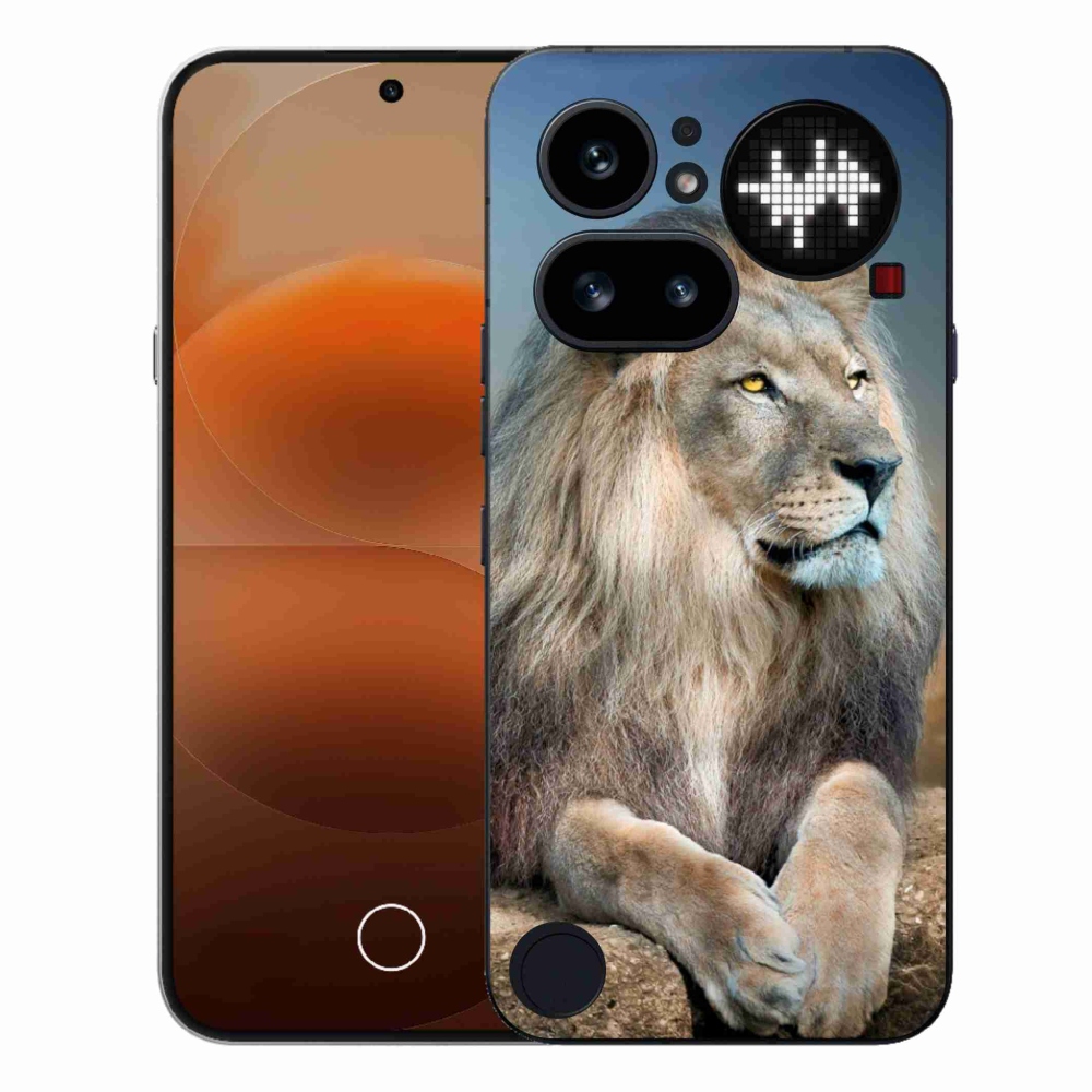 Gelový kryt mmCase na Nothing Phone (4a) - lev 1