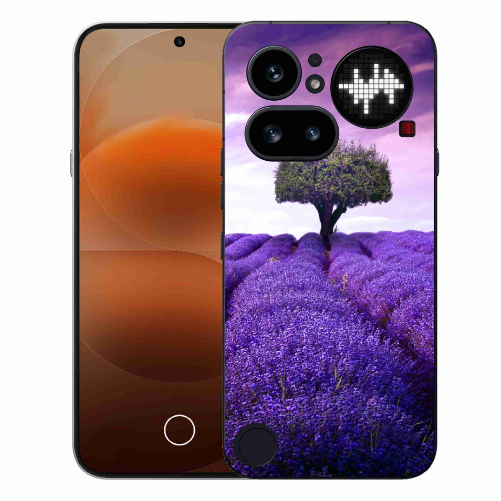 Gelový kryt mmCase na Nothing Phone (4a) - levandulová louka