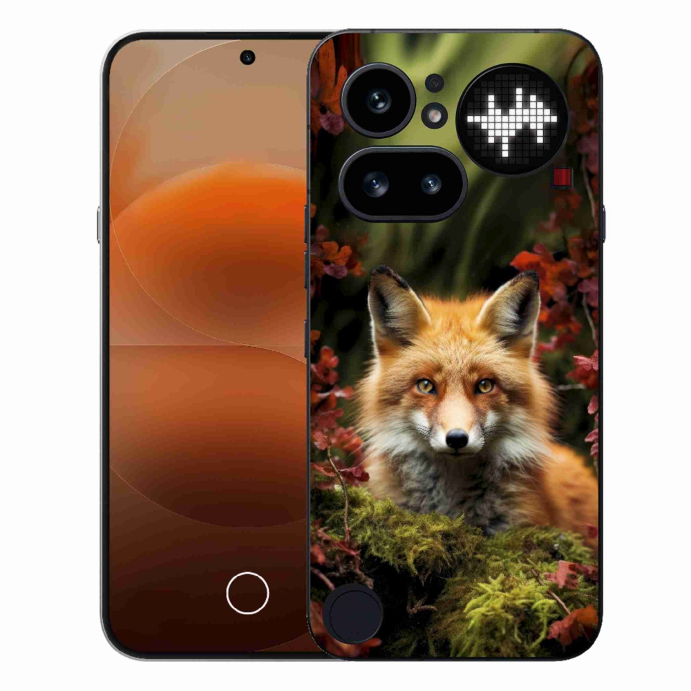 Gelový kryt mmCase na Nothing Phone (4a) - liška v lese