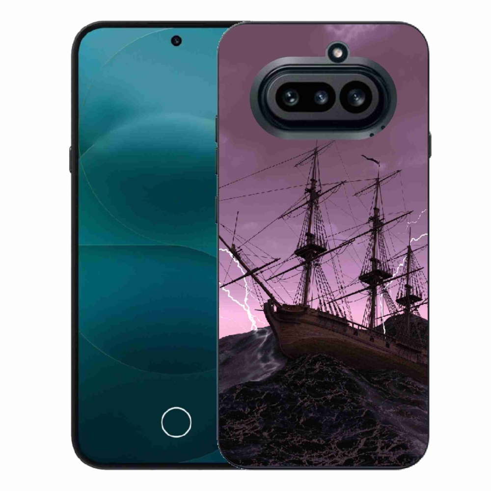 Gelový kryt mmCase na Nothing Phone (4a) - loď v bouři