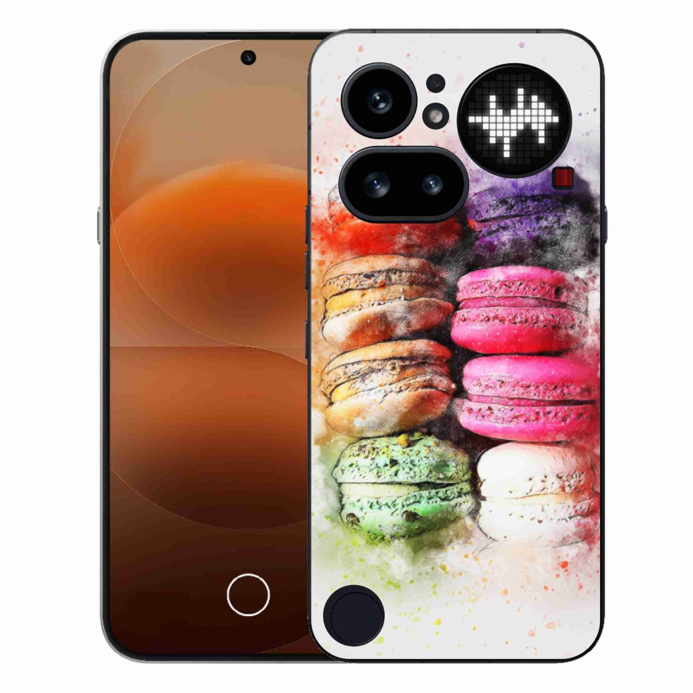 Gelový kryt mmCase na Nothing Phone (4a) - makrónky