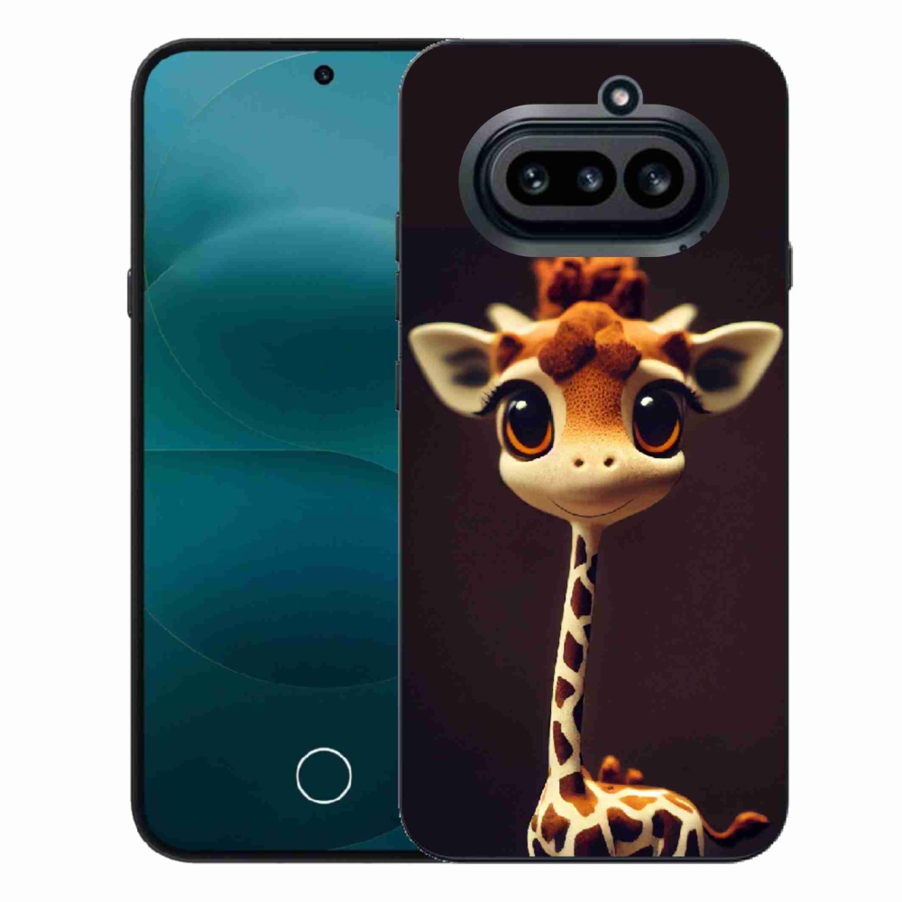 Gelový kryt mmCase na Nothing Phone (4a) - malá žirafa